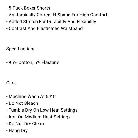 NWT Jack & Jones Men’s 5 Pack Boxer Briefs Different Colors - Size Large - Picture 7 of 8